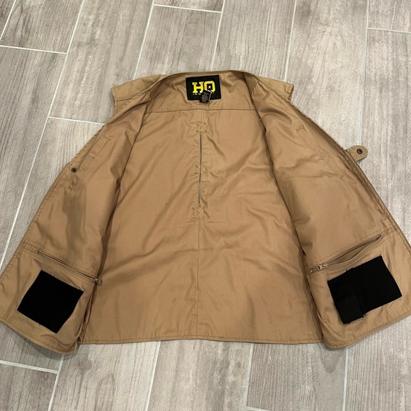 HQ Issue Canvas Zip Concealment Vest Tactical Khaki Size XXL - Picture 7 of 10